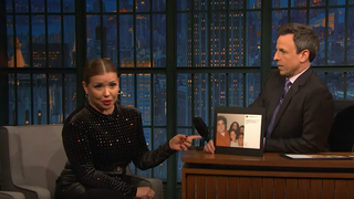 Justina Machado tells Seth Meyers she predicted their pal Horatio Sanz's <i>SNL</i> success
